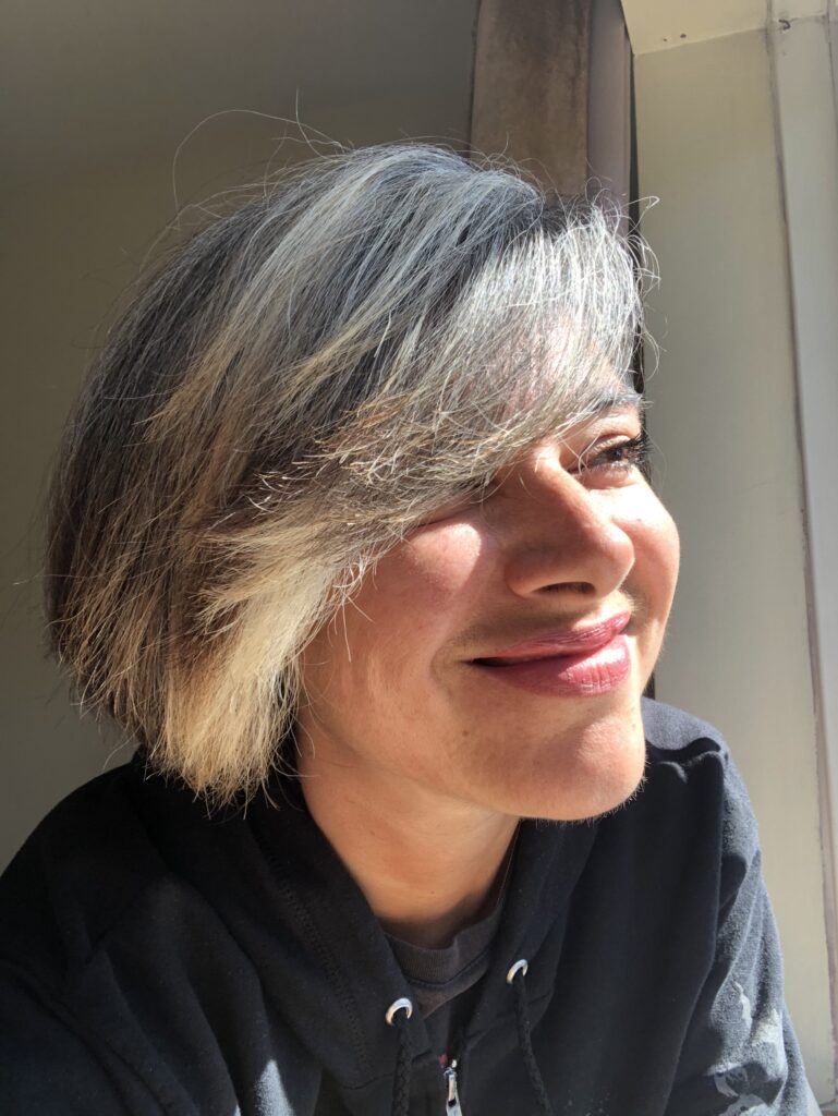 A generous haircut after 10 months grey transition