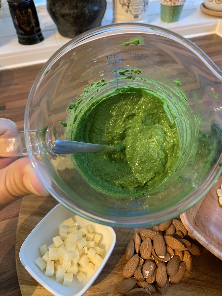 pesto sauce is ready