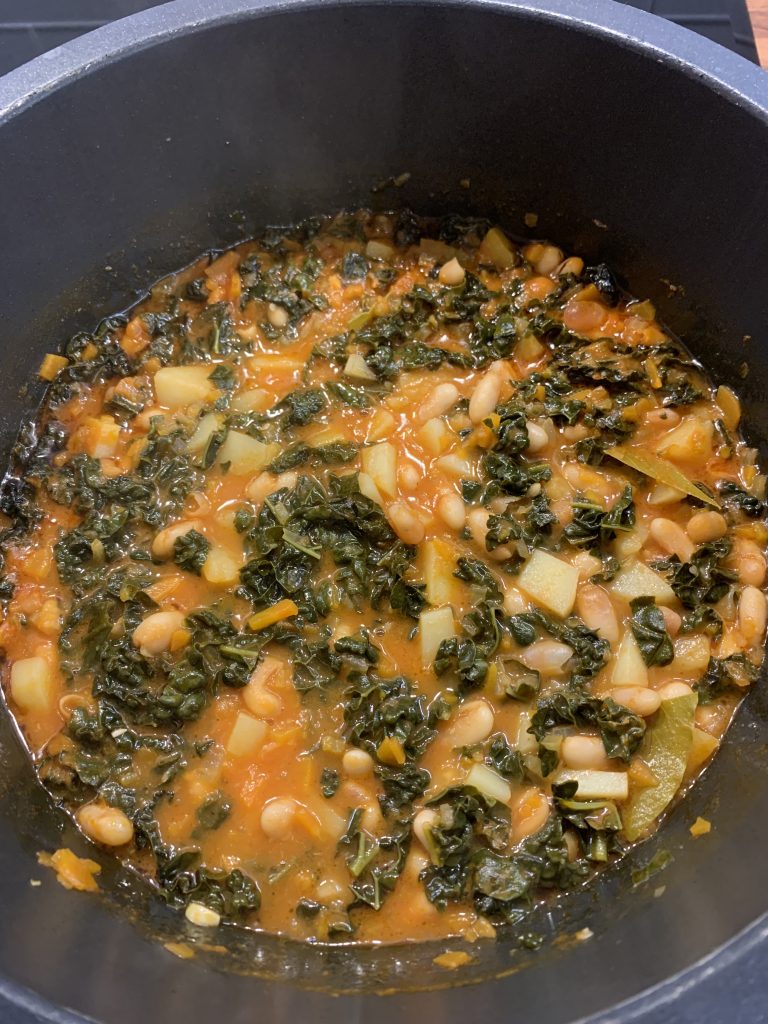 Cavolo nero soup is ready