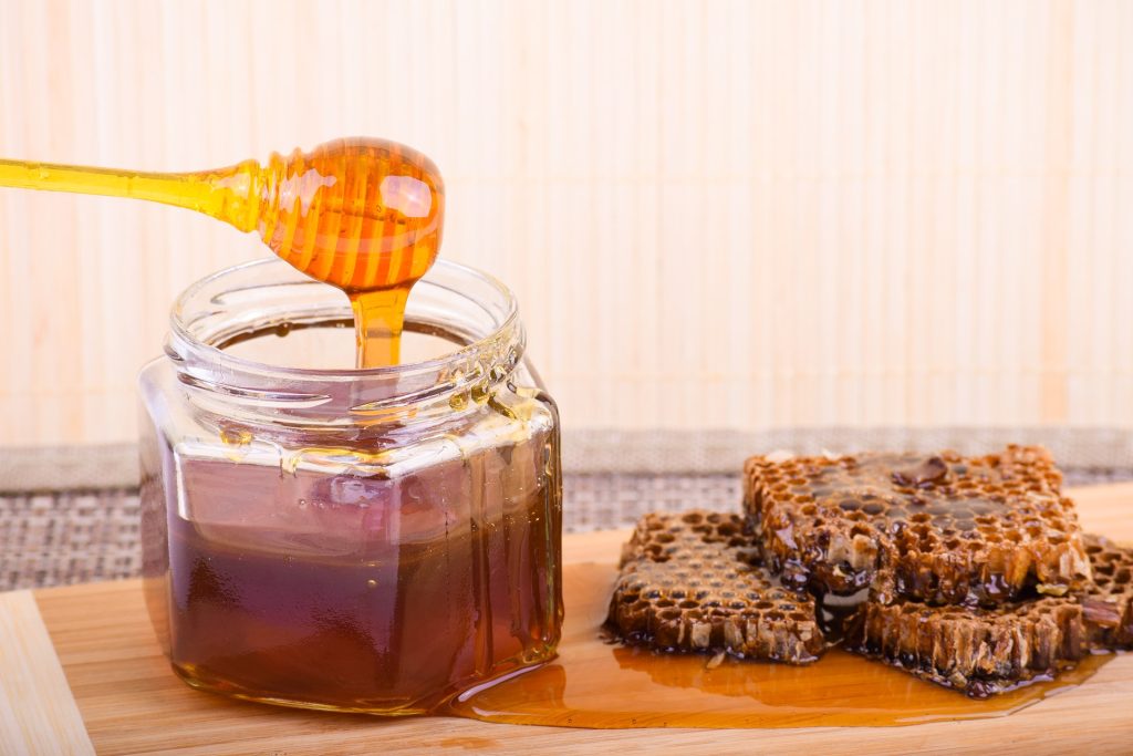 honey and honeycombs