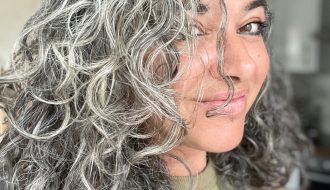 super quick curly hair routine