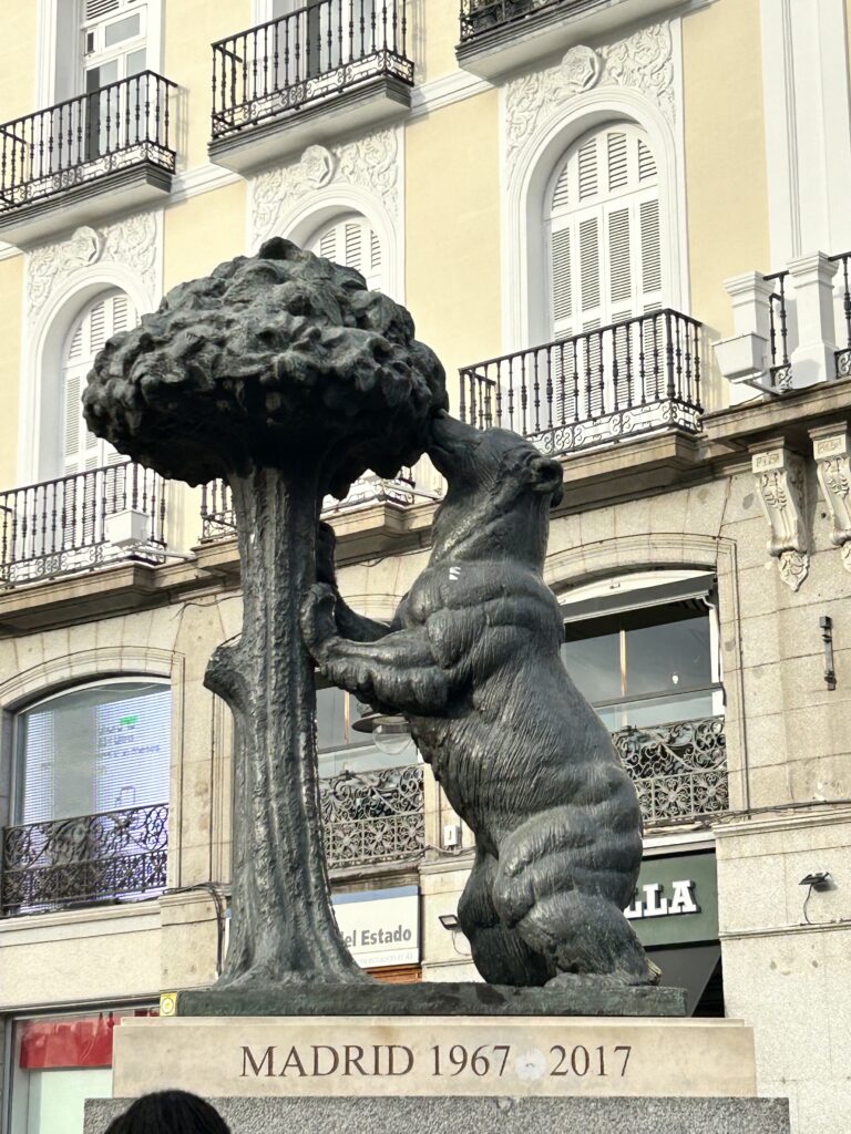 The Bear and the strawberry tree in Peurta Del Sol.